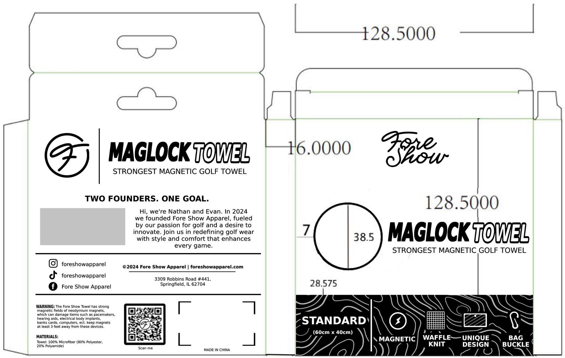 Maglock Towel Packaging