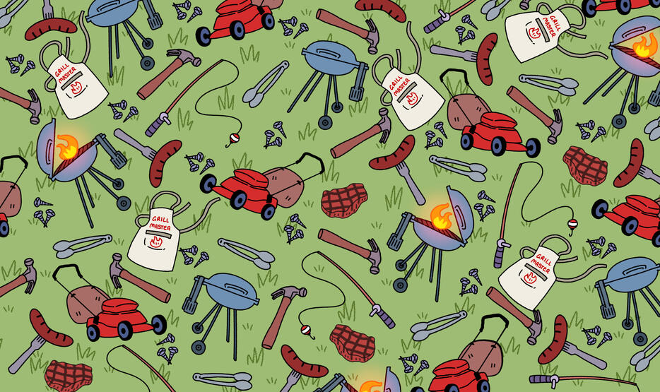 &#39;Dad&#39; Towel Design