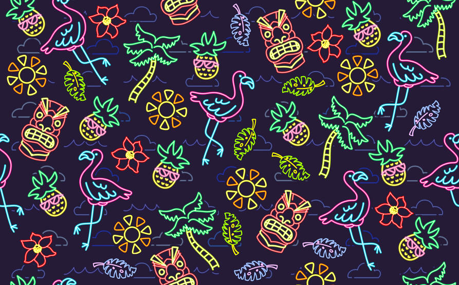 &#39;Neon&#39; Towel Design