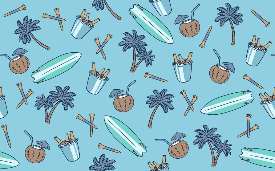 &#39;Beach&#39; Towel Design